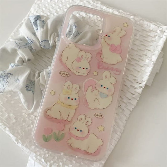 Rabbit Phone Case - iPhone 15 Pro Max / 14 / 13 / 12 / 11