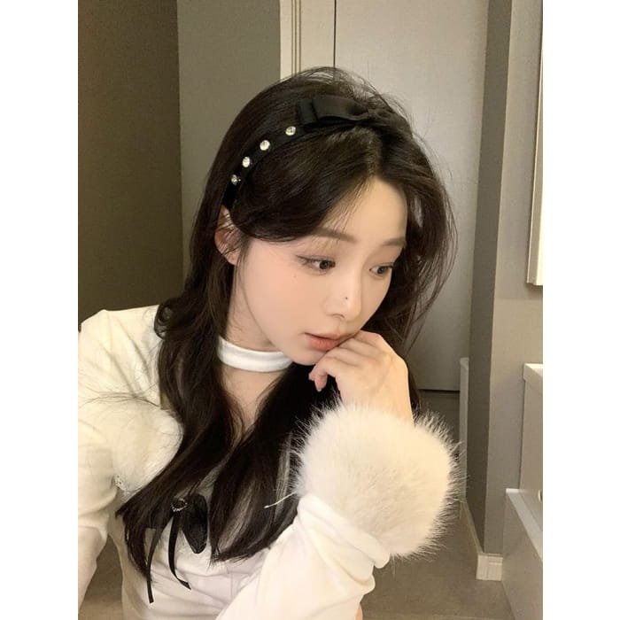 Rhinestone Fabric Headband