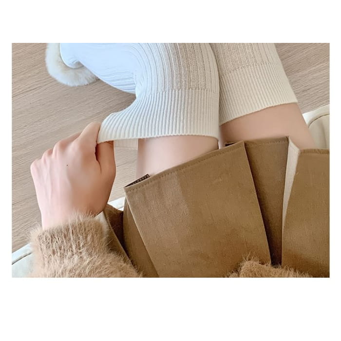 Ribbed Over-the-Knee Socks / Set