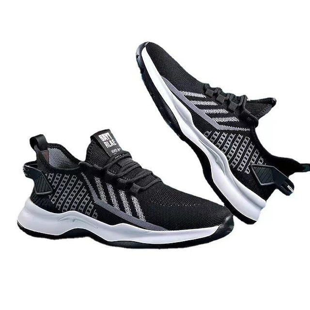 Look Sneakers Sporty Shoes Flyknit Men's Casual
