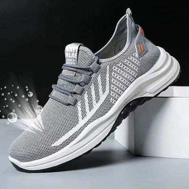 Look Sneakers Sporty Shoes Flyknit Men's Casual