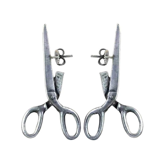 Scissors Earrings - Standart / Silver - earrings