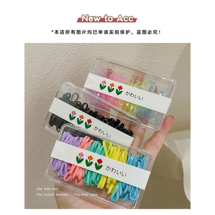 Set of 100: Disposable Hair Tie
