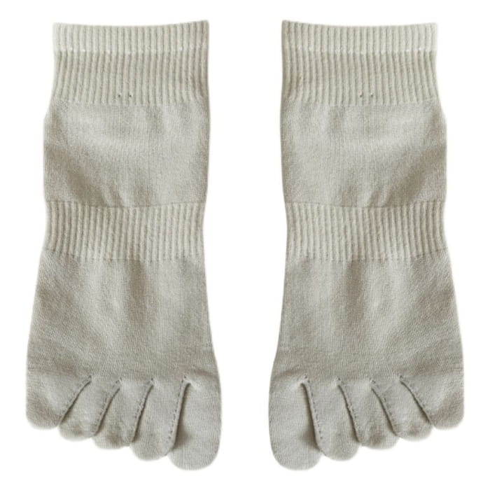 Set Of 3 Pairs: Toe Socks