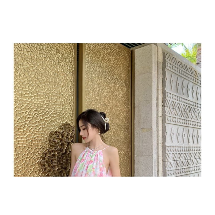 Spaghetti Strap Floral Maxi Sundress