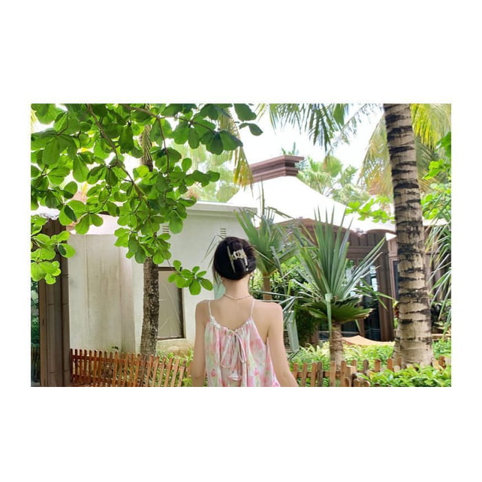 Spaghetti Strap Floral Maxi Sundress