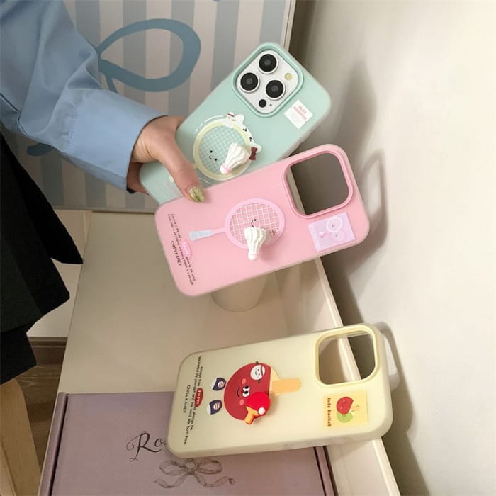 Sports Cartoon Phone Case - iPhone 16 Pro Max / Plus / 15