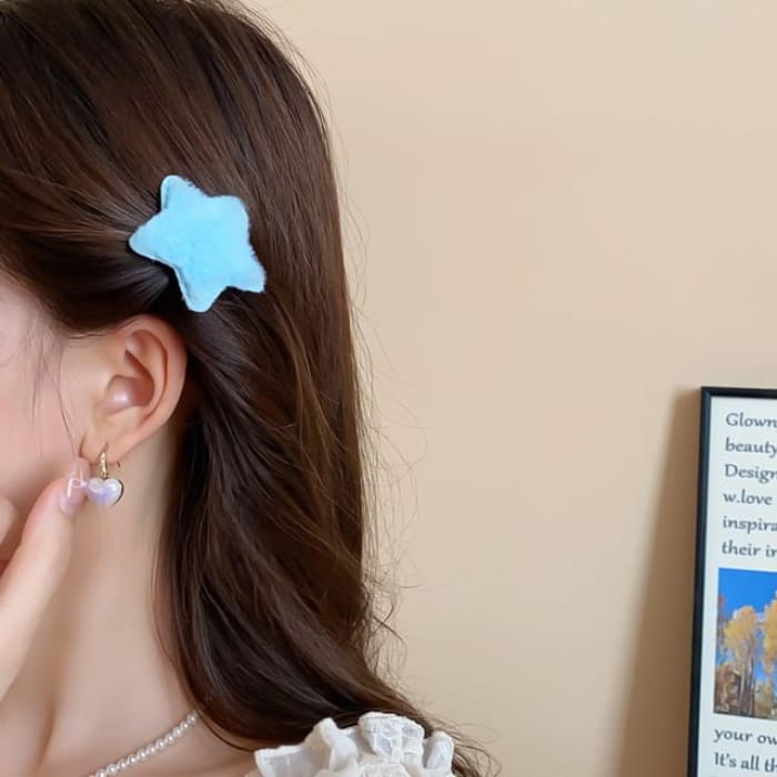 Star Hair Clip - 01# - Blue / One Size