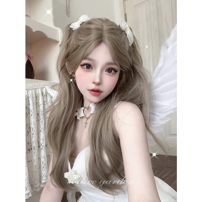 Sweet Cinderella Ash Blonde Lolita Wig - Milk tea flax