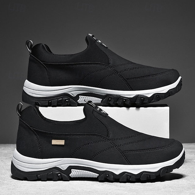 Breathable Men's PU Slip-Ons Leather Loafers