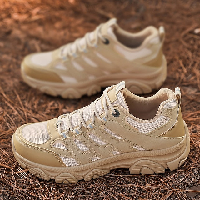 Men's Hiking - Sneakers Beige Outdoor Lightweight