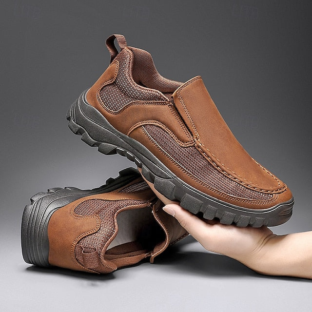 Maroon Slip-On Men's with Sandals Perforated Design Stylish