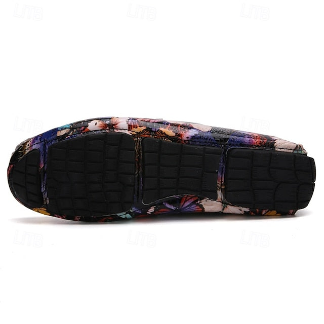 Fleece Slip-Ons Men's Boots lined Winter PU Loafers