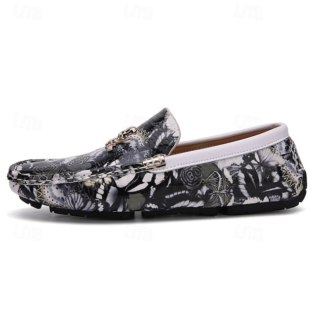 Fleece Slip-Ons Men's Boots lined Winter PU Loafers