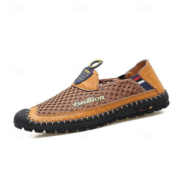 Men’s Loafers – Moc-Toe Textured Crocodile Driving Black