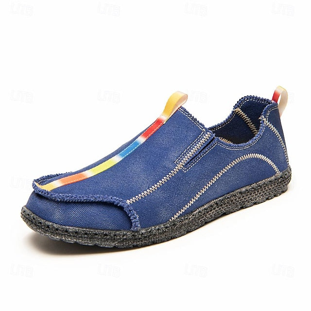 - Eco-Friendly Sustainable Slip-On Canvas Shoes Men's