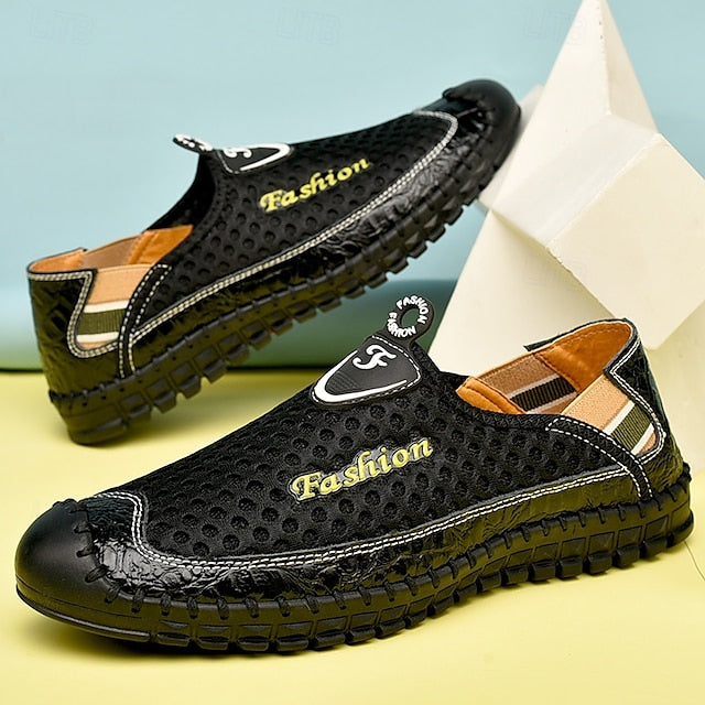 Loafers Men's Mesh Slip-Ons Comfort
