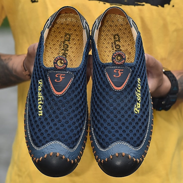 Loafers Men's Mesh Slip-Ons Comfort