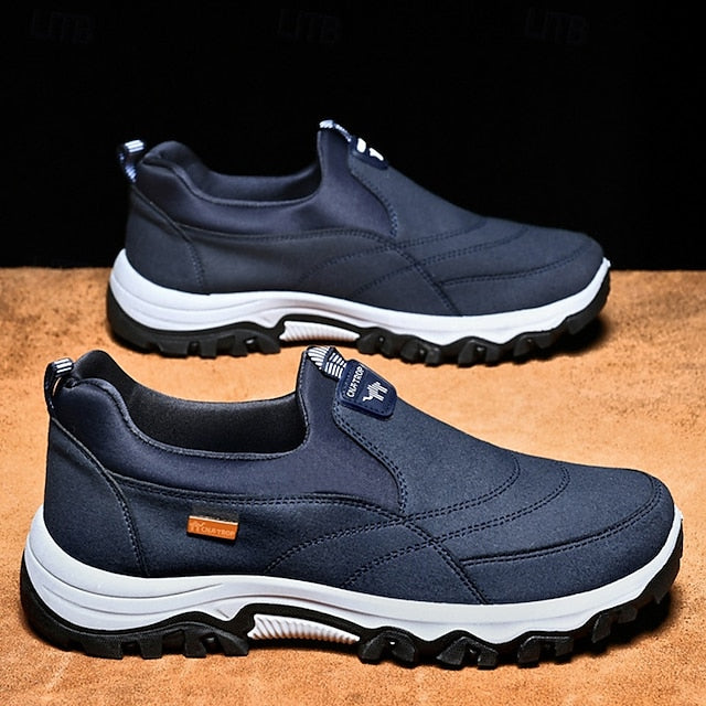 Breathable Men's PU Slip-Ons Leather Loafers