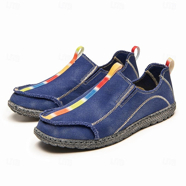 - Eco-Friendly Sustainable Slip-On Canvas Shoes Men's