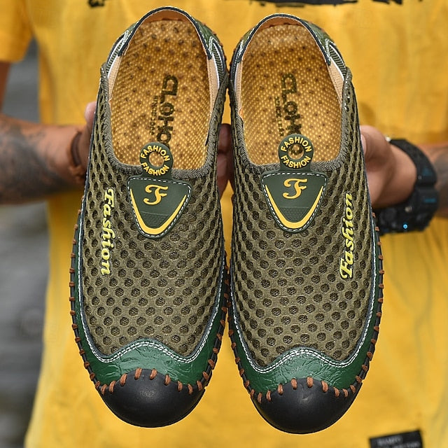 Loafers Men's Mesh Slip-Ons Comfort