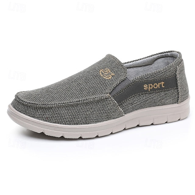 Fleece Slip-Ons Men's Boots lined Winter PU Loafers