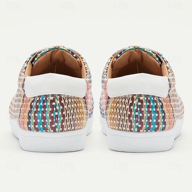 Sneakers Knit Nylon – Woven Men's Trendy Multicolor