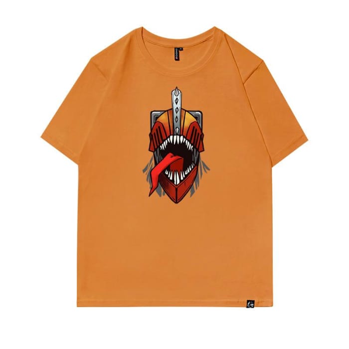 4 Colors Chainsaw Man Reversible Anime T-shirt CC0312 - Cospicky