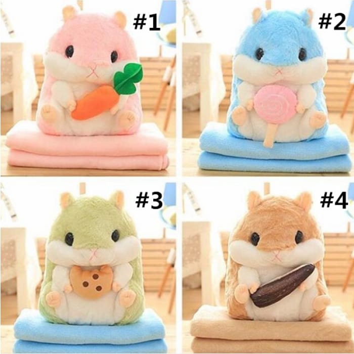 4 Colors Hamster Toy Bolster Bag Pendant CP178664 - Cospicky