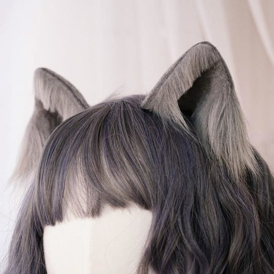 5 Colors Kawaii Plush Cat Ears Hair Clip CP14572 - Cospicky