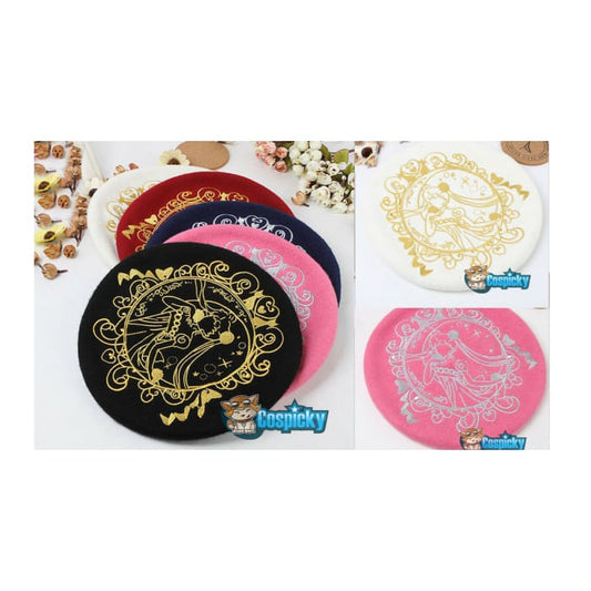5 Colours [Sailor Moon] Princess Serenity Beret Hat CP164718 - Cospicky
