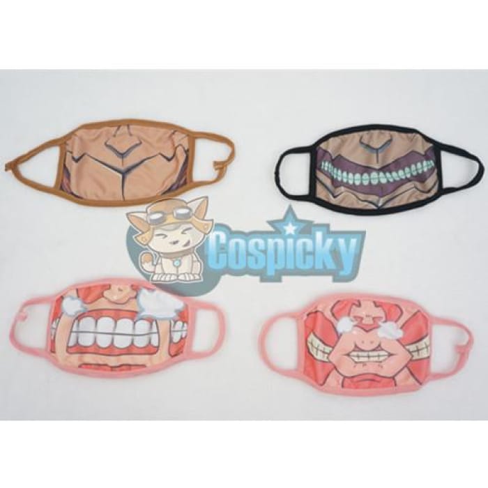 5 Styles Chibi Atack On Titan Dust Mask or Levi's Eyes Blinder CP141361 - Cospicky