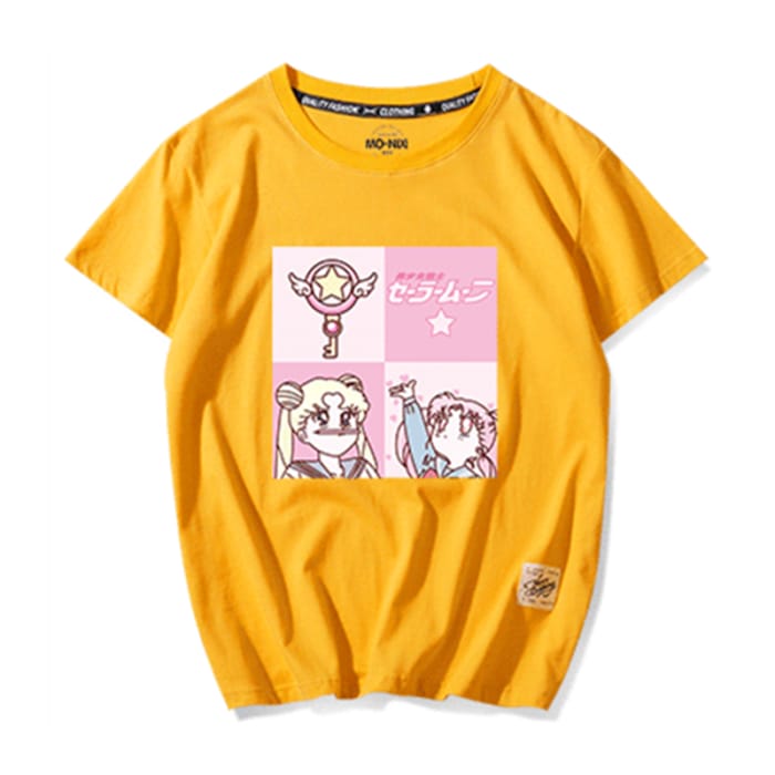 6 Colors Kawaii Sailor Moon Printing Tee Shirt C14005 - 