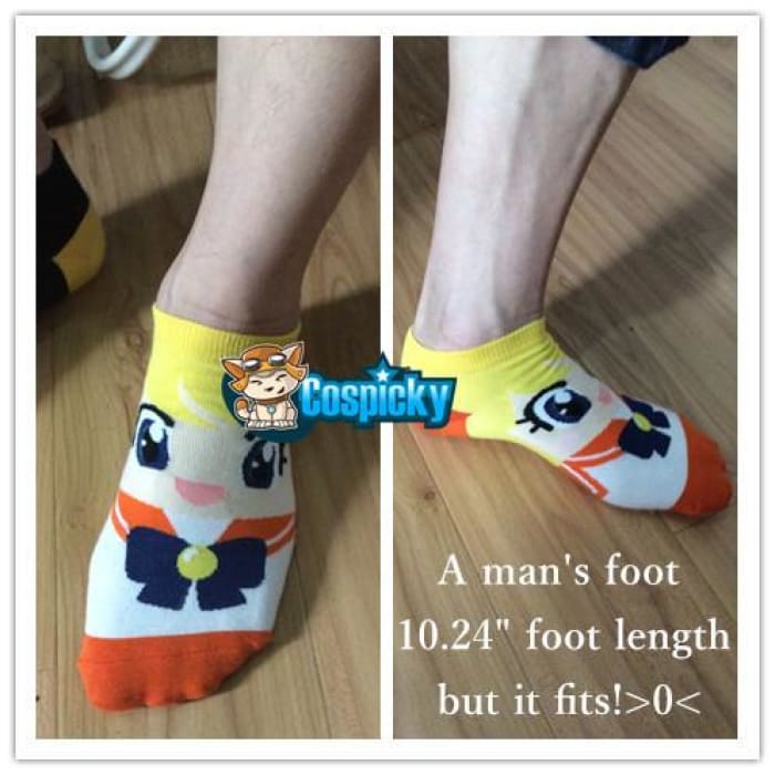 6 Colors Sailor Moon Series Cotton Socks CP151896 - Cospicky