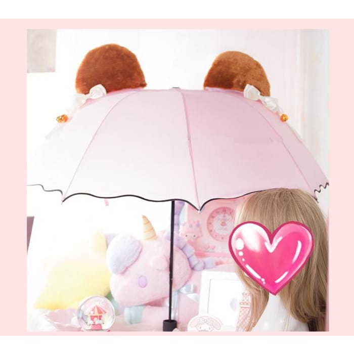 8 Colors Kawaii Cat Ears Sun-Rain 3 Fold Umbrella CP168441 - Cospicky
