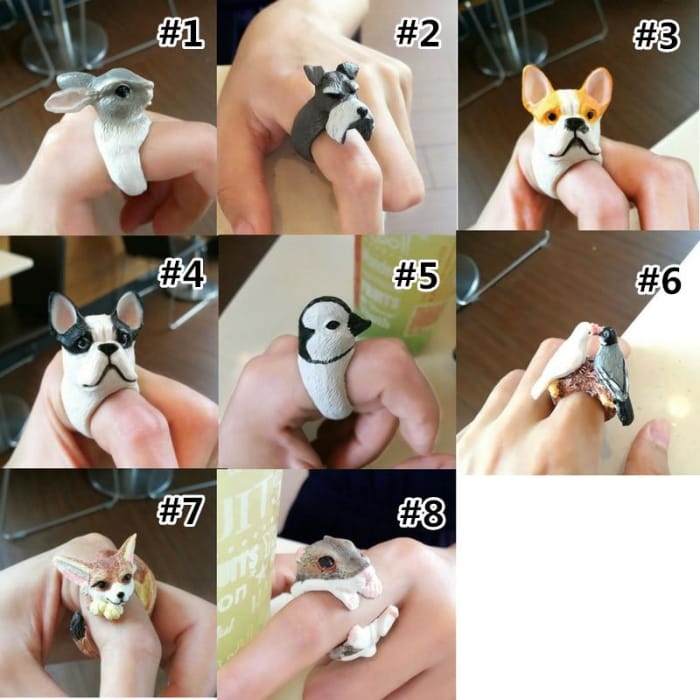 8 Styles of Lovely Animals Ring CP178806 - Cospicky
