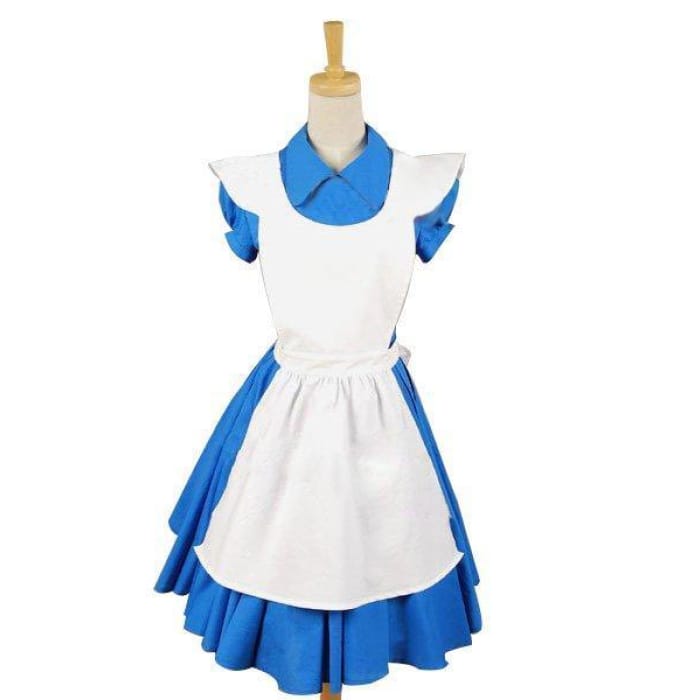 Alice In Wonderland Movie Blue Alice Dress Costume - Cospicky