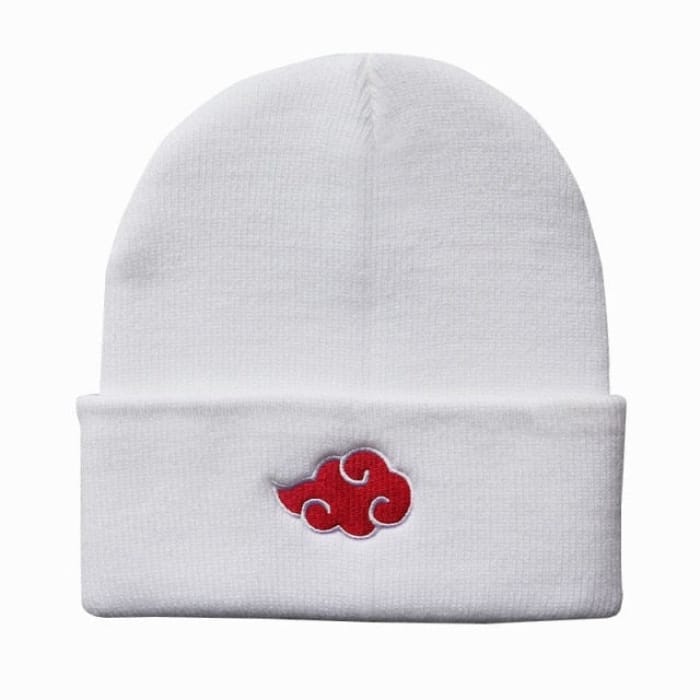 Anime Akatsuki Cosplay Red Cloud Embroidery Knitted Warm Hat