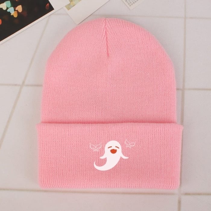 Anime Cosplay Print Embroidery Warm Knitted Hat BE620