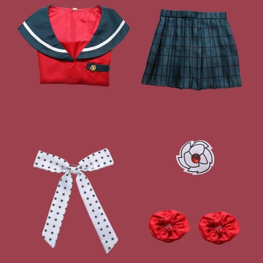 Anime Danganronpa Harukawa Maki Cosplay School Uniform C15637 - Cospicky