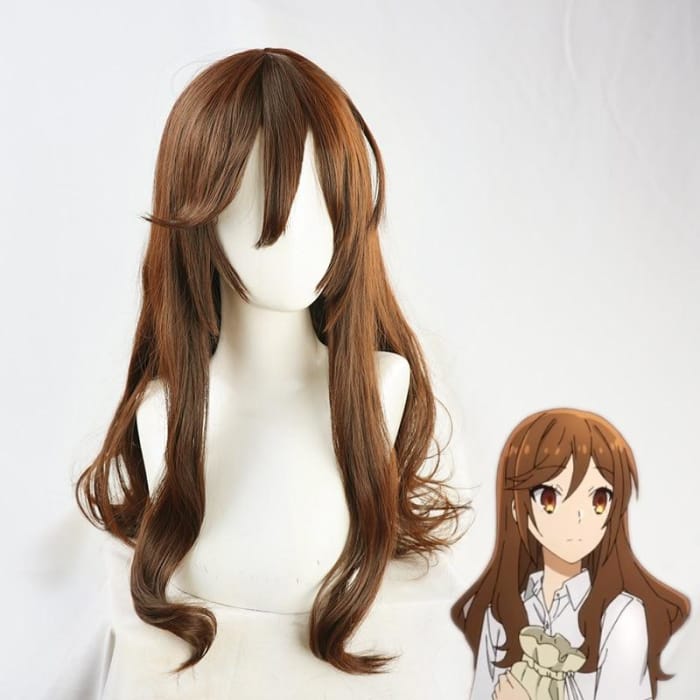 Anime Hori-san to Miyamura-kun Hori Kyouko Cosplay Brown Wig C15915 - Cospicky