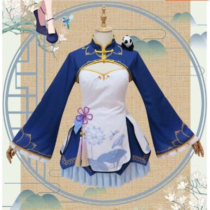 Anime Re:Life In a Different World From Zero Ram Rem Cosplay Lolita Cheongsam CC0090 - Cospicky