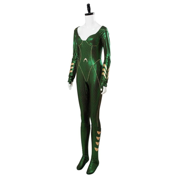 2018 Aquaman Mera Jumpsuit Outfit Cosplay Costume - Cospicky