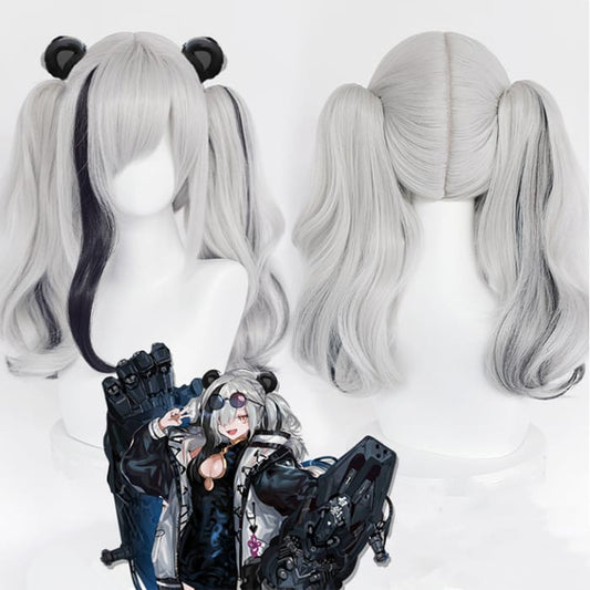 Arknights FEater Ponytails Silver Cosplay Wig CC0321 - Cospicky