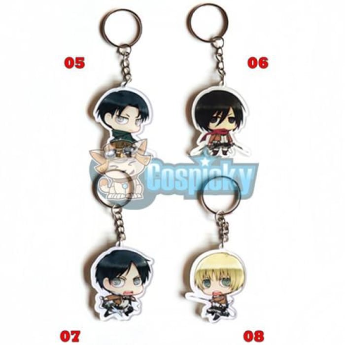 Attack On Titan - Acrylic Anime Key Chain CP153217 - Cospicky
