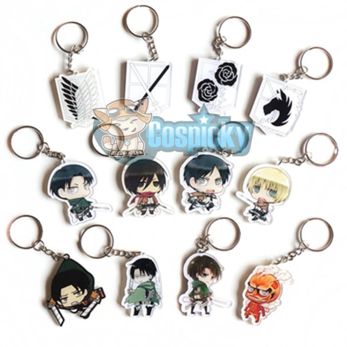 Attack On Titan - Acrylic Anime Key Chain CP153217 - Cospicky