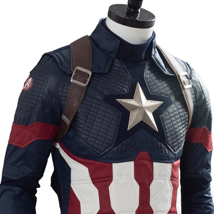 Avengers 4: Endgame Steve Rogers Captain America Cosplay Costume - Cospicky