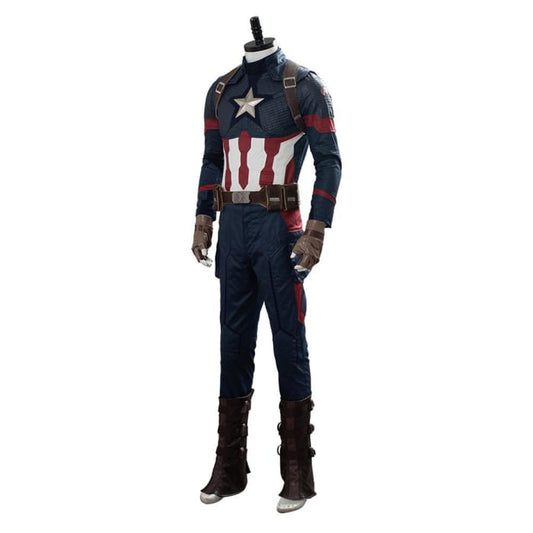 Avengers 4: Endgame Steve Rogers Captain America Cosplay Costume - Cospicky
