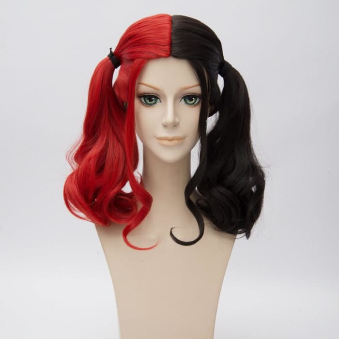 Black And Red Suicide Squad Harley Quinn Wig CP168000 - Cospicky