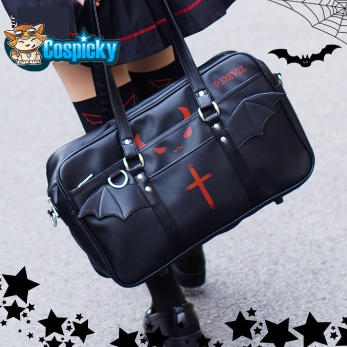 Black Anime Devil Handbag CP1710417 - Cospicky